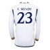 Billige Real Madrid Ferland Mendy #23 Hjemmebane Fodboldtrøjer 2023-24 Langærmet